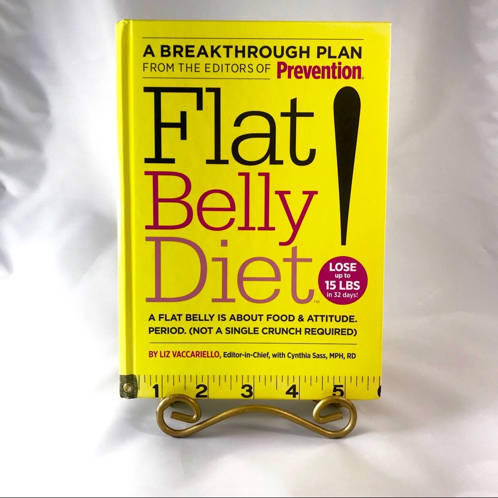 Flat Belly Diet Hardcover Book, EUC Prevention Mag